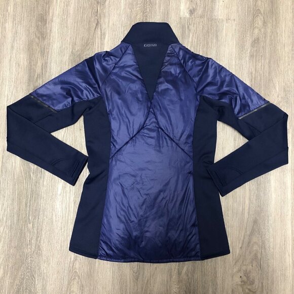 Athleta Women's Size XS Blue Full Zip Jacket Lightweight Packable Extra Small - Picture 3 of 11
